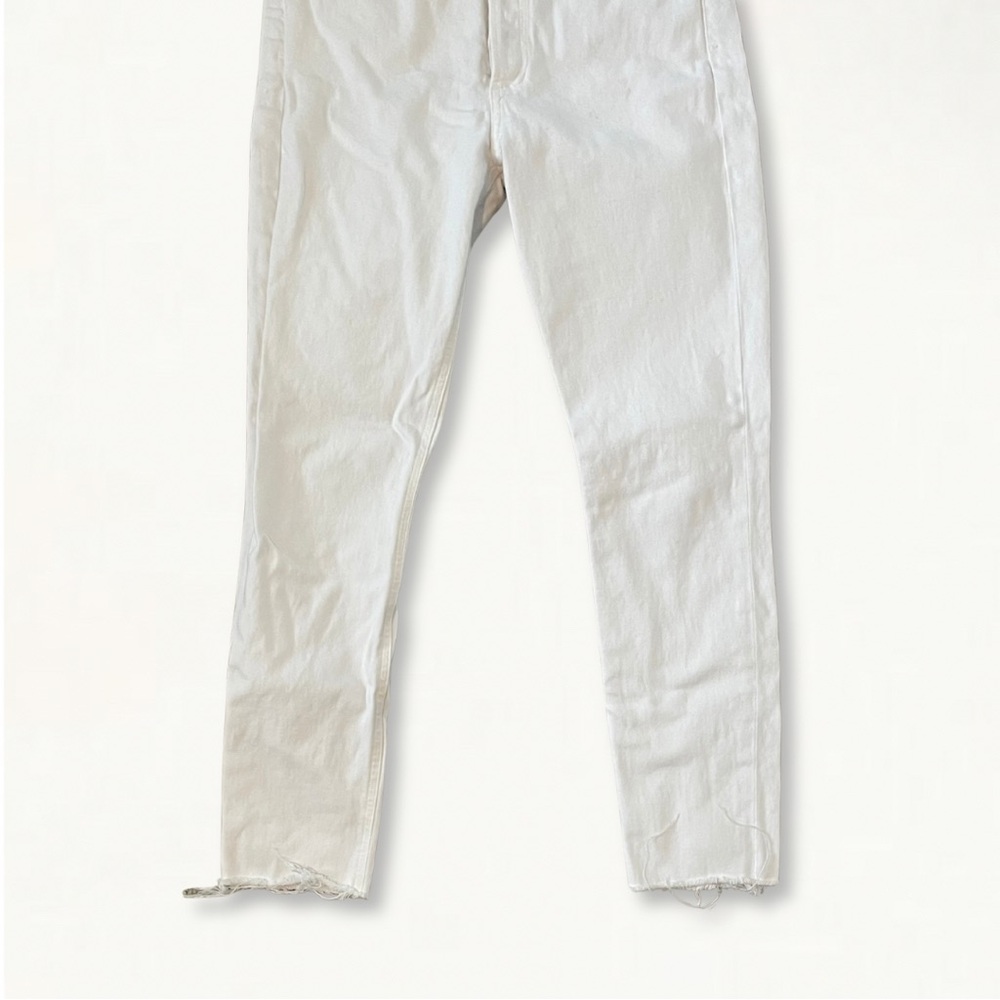 AGOLDE Nico High Rise Slim Fit Jeans in Blurred White Size 28 - Picture 11 of 12